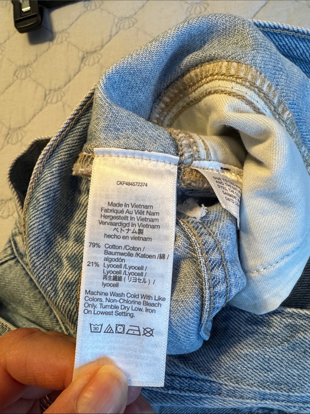 Madewell Light Blue Wide-Leg High-Rise Jeans with Belt - Picture 5 of 7